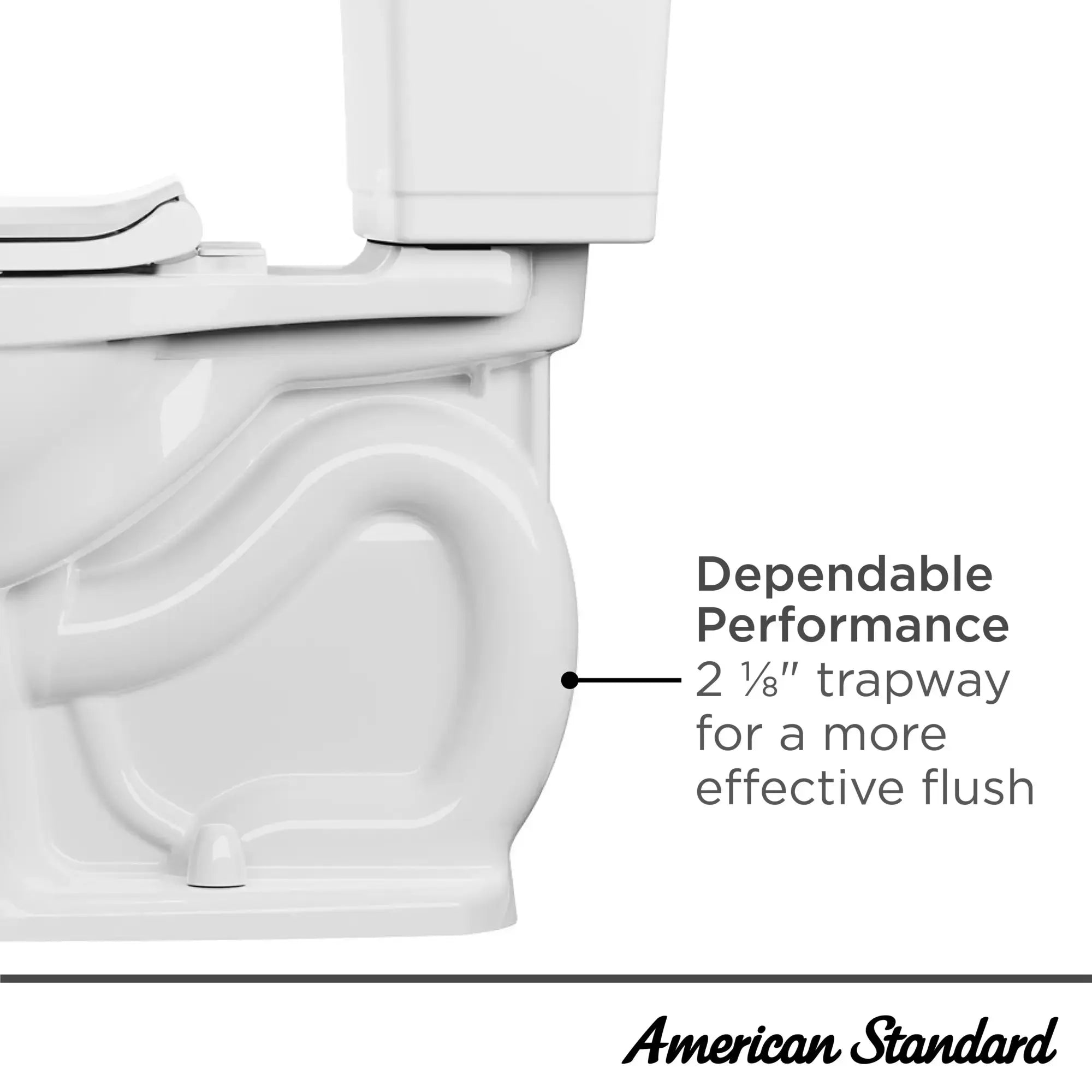 American Standard Cadet® PRO Two-Piece 1.28 gpf/4.8 Lpf Extra Tall Height Elongated 10-Inch Rough Toilet Less Seat - Plumbing Market