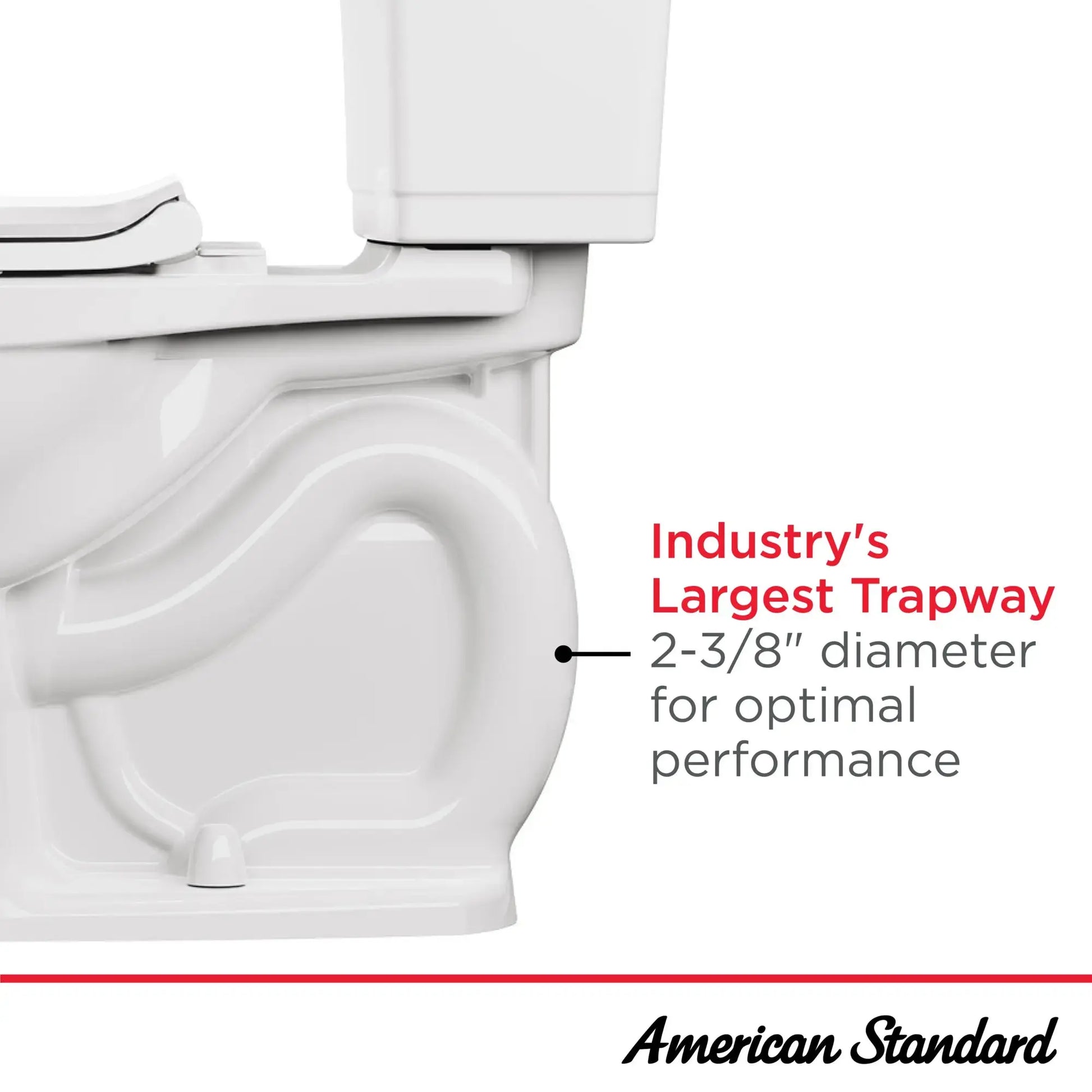 American Standard Champion PRO Two-Piece 1.28 gpf/4.8 Lpf Chair Height Elongated Toilet Less Seat - Plumbing Market