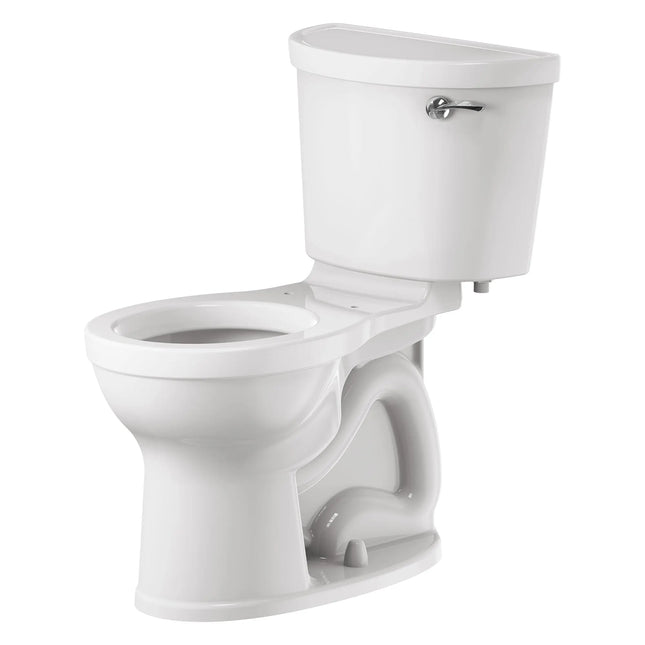 American Standard Champion PRO Two-Piece 1.28 gpf/4.8 Lpf Chair Height Round Front Right Hand Trip Lever Toilet less Seat 211BA105.020 - Plumbing Market