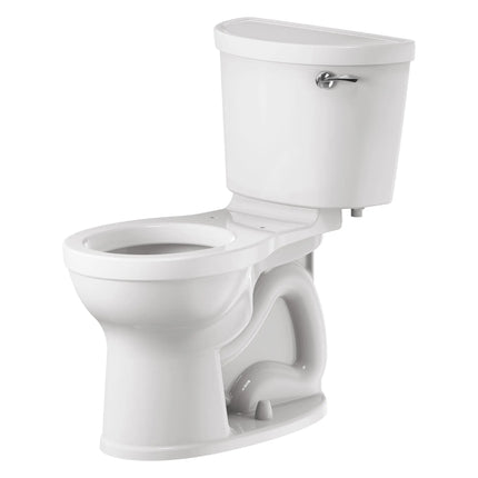 American Standard Champion PRO Two-Piece 1.28 gpf/4.8 Lpf Chair Height Round Front Right Hand Trip Lever Toilet less Seat 211BA105.020 - Plumbing Market