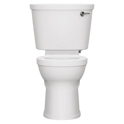 American Standard Champion PRO Two-Piece 1.28 gpf/4.8 Lpf Chair Height Round Front Right Hand Trip Lever Toilet less Seat 211BA105.020 - Plumbing Market