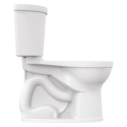 American Standard Champion PRO Two-Piece 1.28 gpf/4.8 Lpf Chair Height Round Front Right Hand Trip Lever Toilet less Seat 211BA105.020 - Plumbing Market