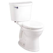 American Standard Champion Pro Two Piece Chair Height Round Front Toilet in White - Plumbing Market
