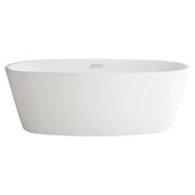 American Standard Coastal Serin 68 x 31-Inch Freestanding Bathtub Center Drain With Integrated Overflow 2765034.02 - Plumbing Market