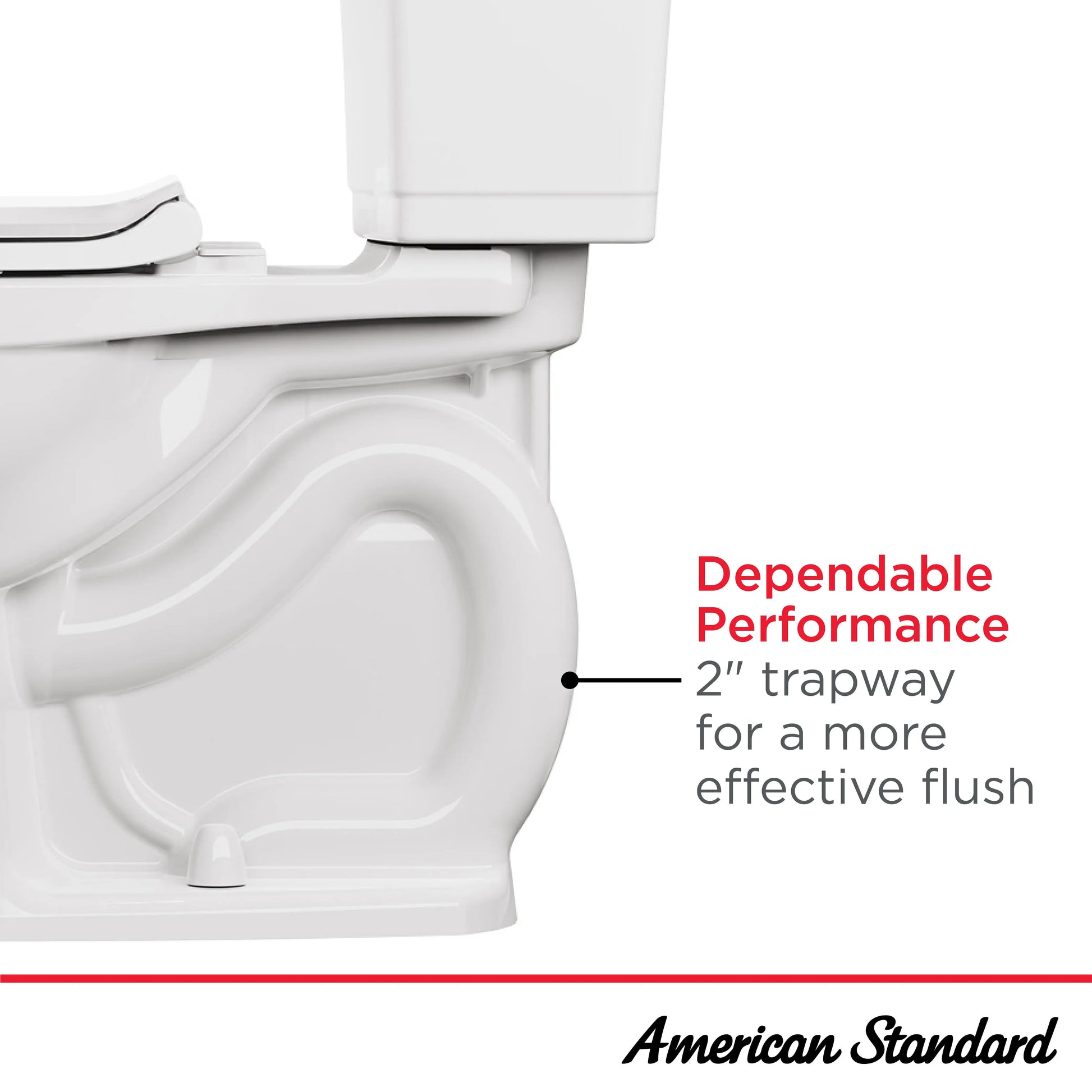 American Standard Colony 3 1.28 gpf Chair Height Elongated Toilet Less Seat - Plumbing Market