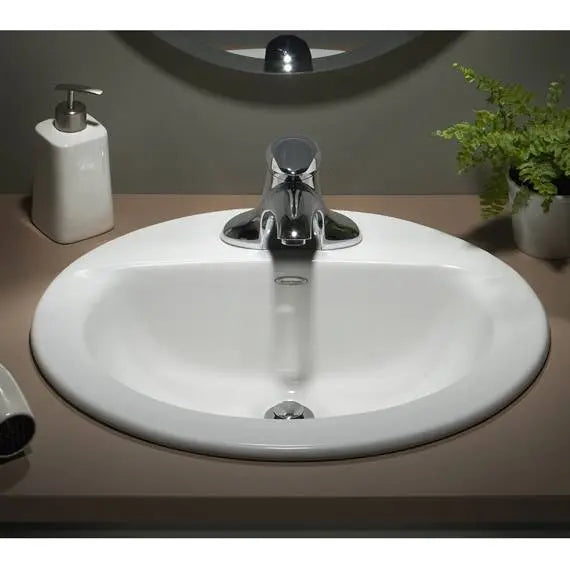 American Standard Colony Drop-In Sink with 8-Inch Widespread 346803.02 - Plumbing Market