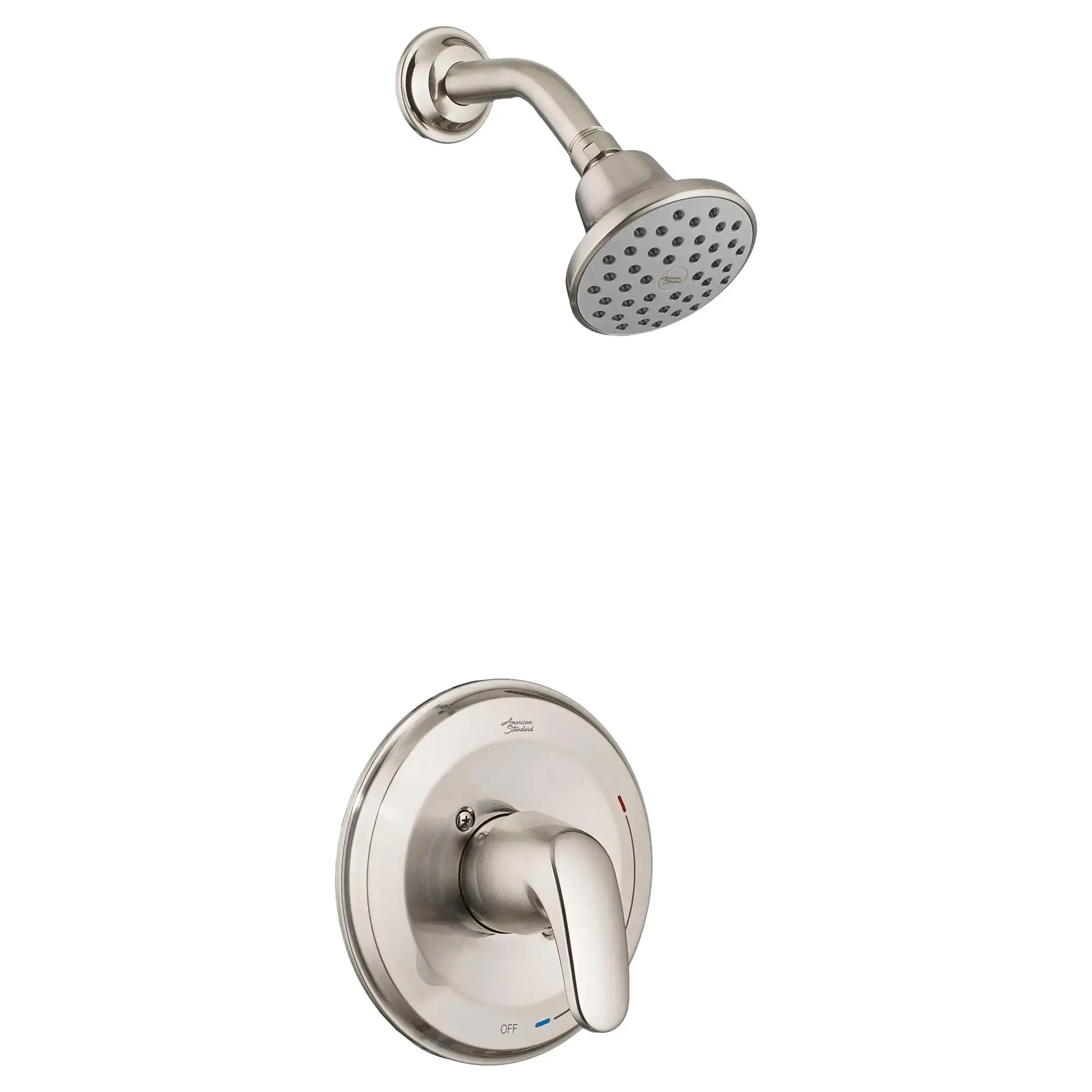 American Standard Colony PRO 1.75 gpm/6.6 L/min Shower Trim Kit With Water-Saving Showerhead, Double Ceramic Pressure Balance Cartridge With Lever Handle TU075507.295 - Plumbing Market