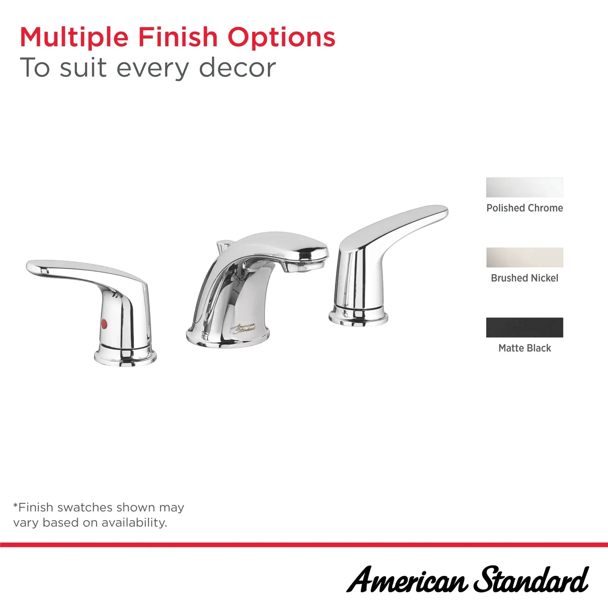 American Standard Colony PRO 8-Inch Widespread 2-Handle Bathroom Faucet 1.2 gpm/4.5 L/min With Lever Handles 7075800.295 - Plumbing Market
