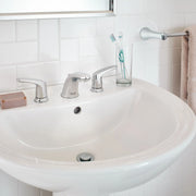 American Standard Colony PRO 8 Inch Widespread 2 Handle Bathroom Faucet 1.2 gpm/4.5 L/min With Lever Handles - Plumbing Market