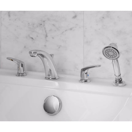 American Standard Colony PRO Bathtub Faucet Trim With Lever Handles and Personal Shower for Flash Rough-In Valve T075921.002 - Plumbing Market