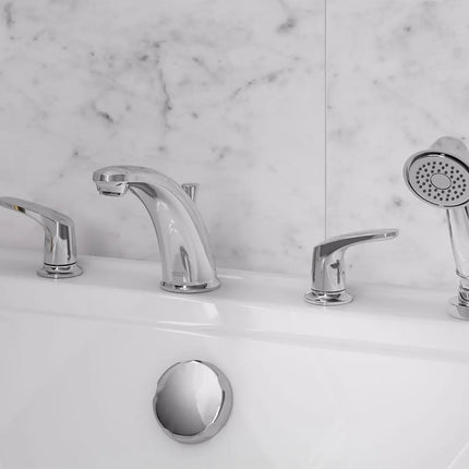 American Standard Colony PRO Bathtub Faucet Trim With Lever Handles and Personal Shower for Flash Rough-In Valve T075921.002 - Plumbing Market