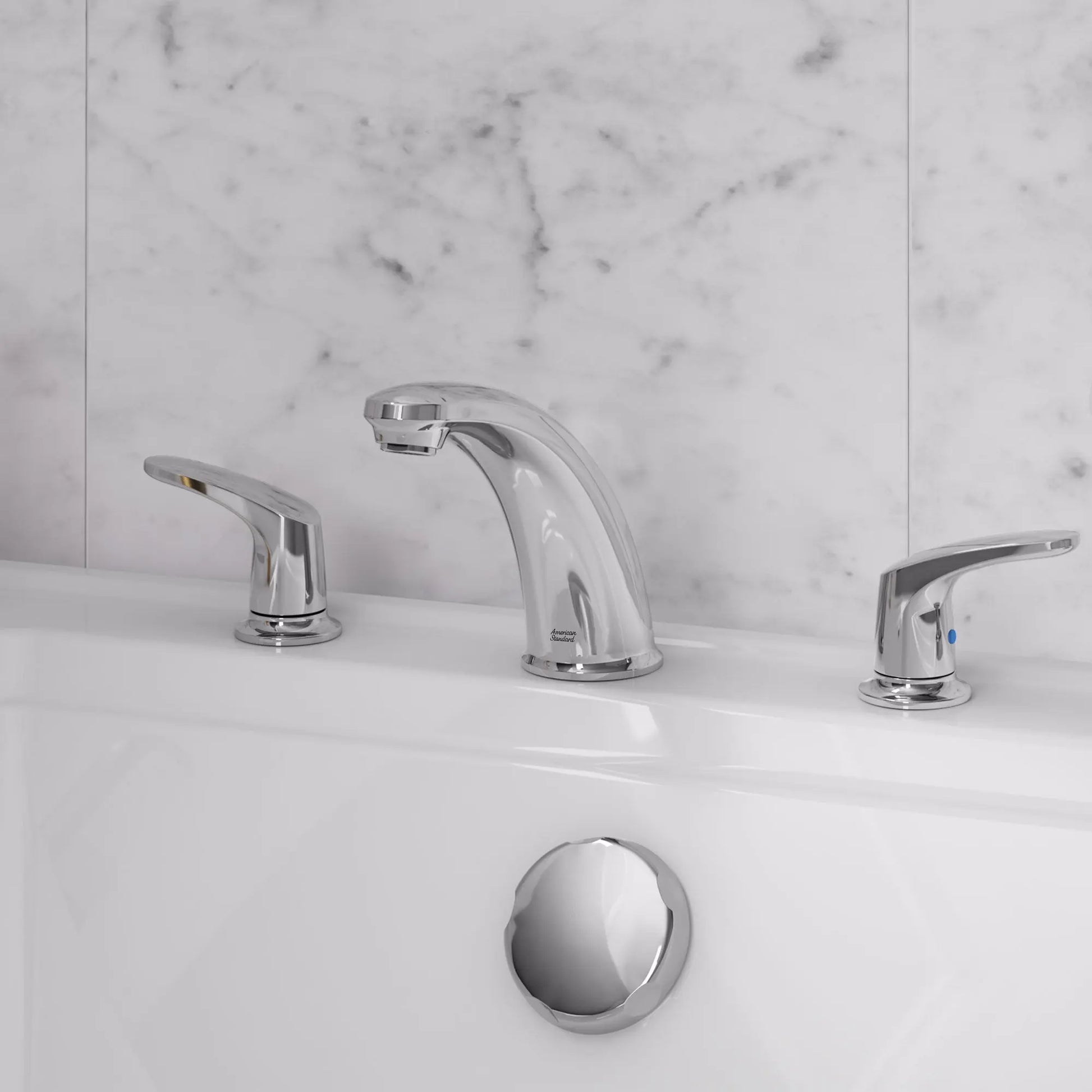 American Standard Colony PRO Bathtub Faucet Trim With Lever Handles for Flash Rough-In Valve T075920.002 - Plumbing Market