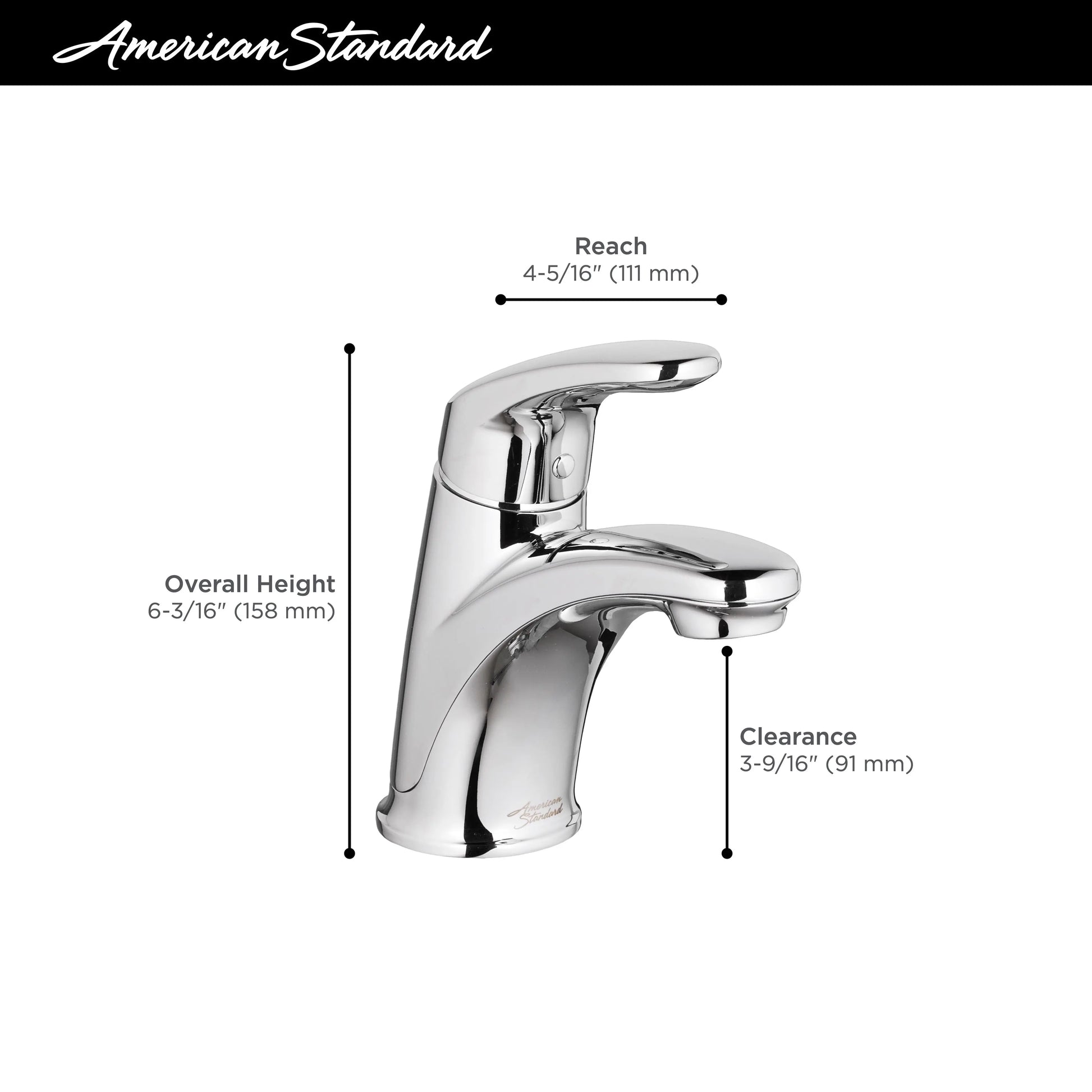 American Standard Colony PRO Single Handle Bathroom Faucet 1.2 gpm - Plumbing Market
