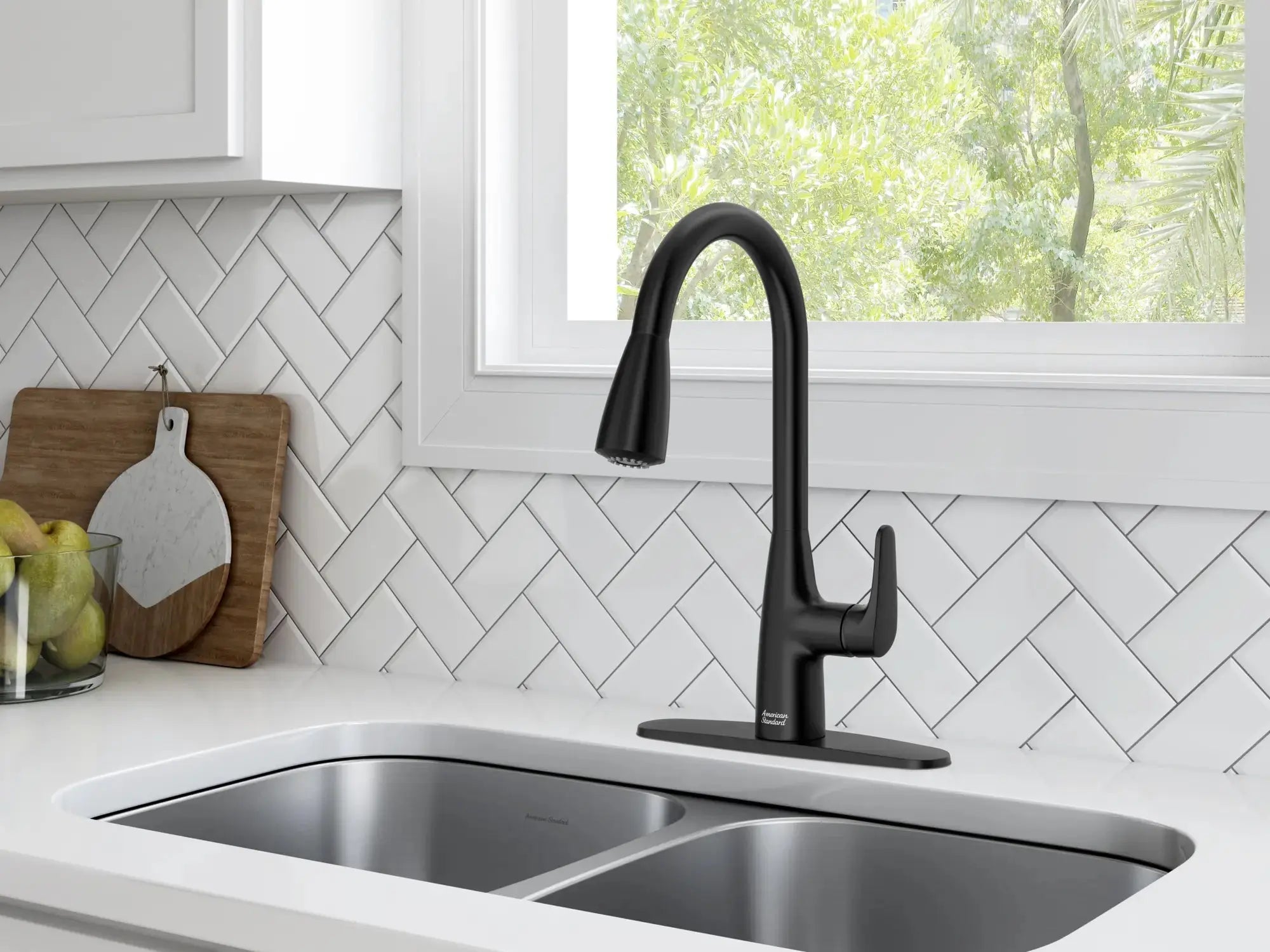 American Standard Colony PRO Single-Handle Pull-Down Dual Spray Kitchen Faucet 1.5 gpm/5.7 L/min 7077300.243 - Plumbing Market