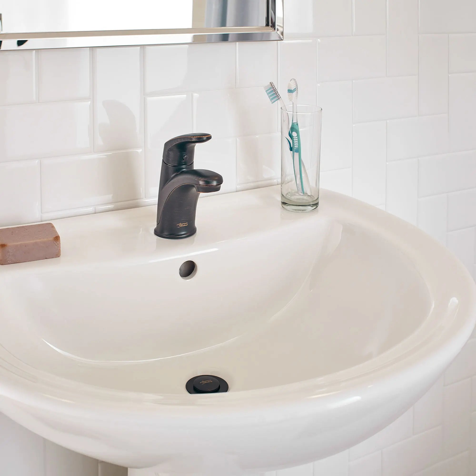 American Standard Colony PRO Single Hole Single-Handle Bathroom Faucet 1.2 gpm/4.5 Lpm With Lever Handle 7075102.278 - Plumbing Market