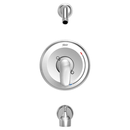 American Standard Colony PRO Tub and Shower Trim Kit Less Showerhead, Double Ceramic Pressure Balance Cartridge With Lever Handle TU075508XH.002 - Plumbing Market