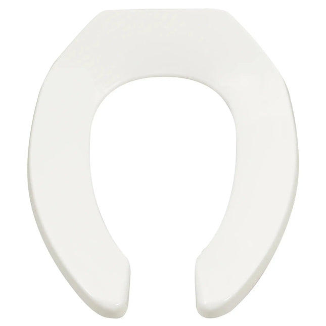American Standard Commercial Heavy Duty Open Front Elongated Toilet Seat with EverClean Surface 5901110T.020 - Plumbing Market