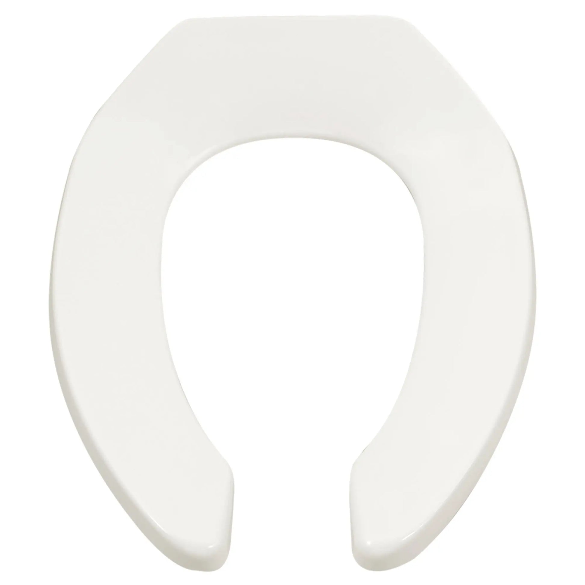 American Standard Commercial Heavy Duty Open Front Elongated Toilet Seat with EverClean Surface and Self-sustaining Hinges 5901100SS.020 - Plumbing Market