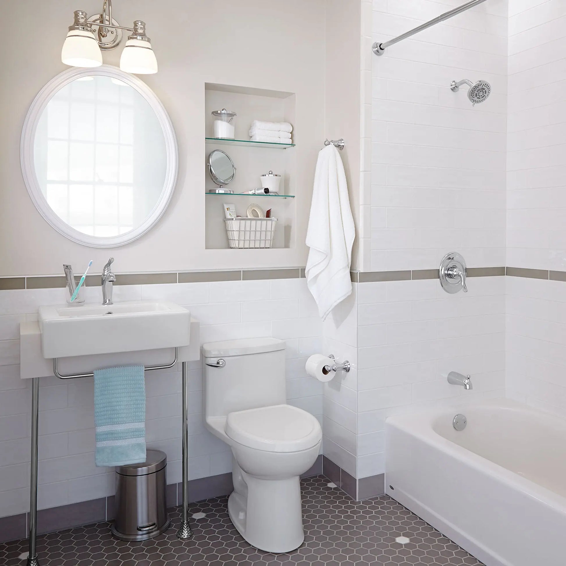 American Standard Compact Cadet 3 1.28 Elongated Toilet With Seat - Plumbing Market