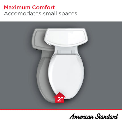 American Standard Compact Cadet 3 Chair Height Elongated Toilet Bone - Plumbing Market