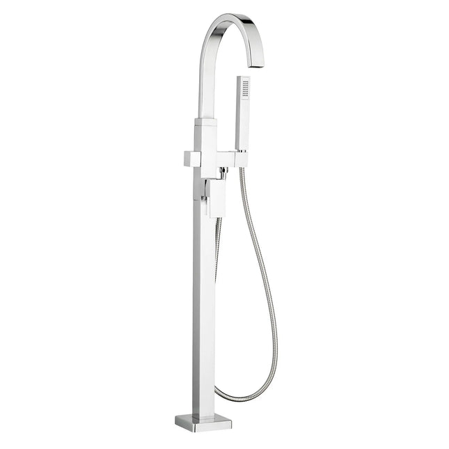 American Standard Contemporary Square Freestanding Bathtub Faucet With Lever Handle for Flash Rough-In Valve T184951.002 - Plumbing Market