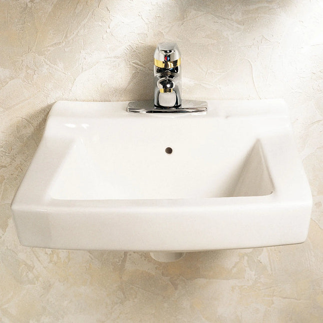 American Standard Declyn Wall-Hung Sink With 4-Inch Centerset, Wall Hanger Included 321026.02 - Plumbing Market