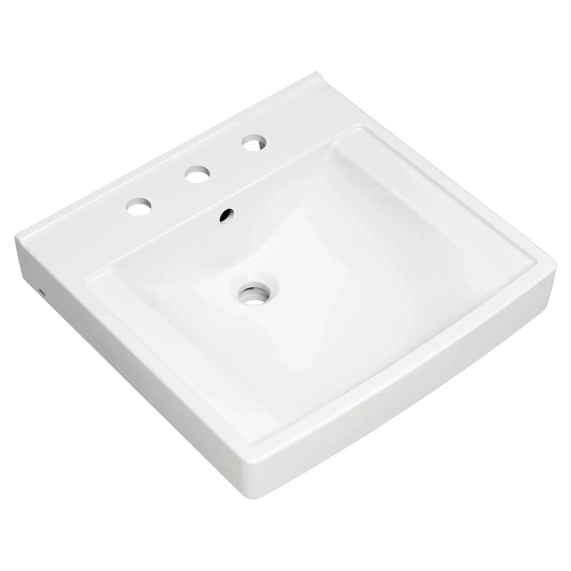 American Standard Decorum 21 x 20-1/4-Inch (533 x 514 mm) Wall-Hung EverClean Sink With 8-Inch Widespread - Plumbing Market