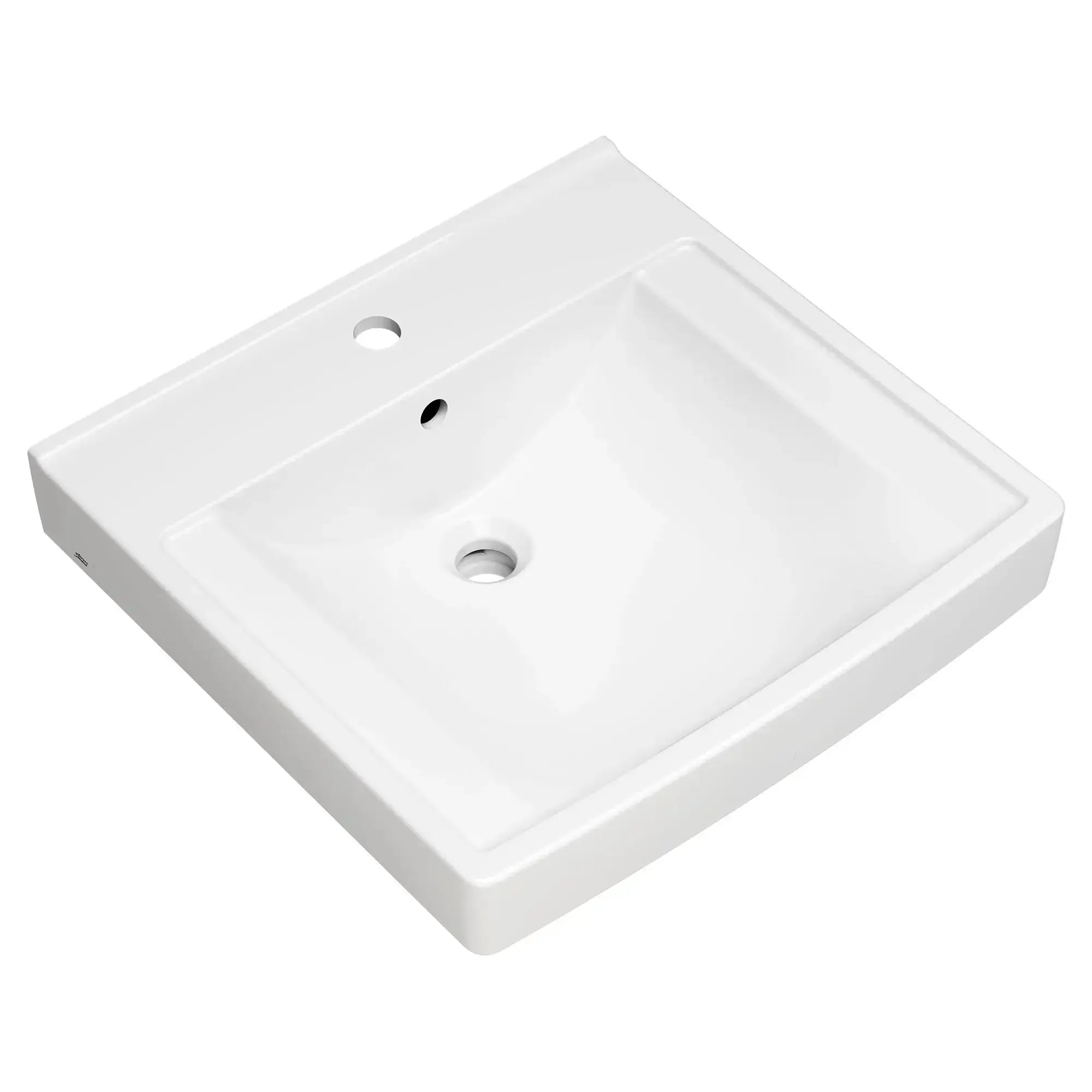 American Standard Decorum 21 x 20-1/4-Inch (533 x 514 mm) Wall-Hung EverClean Sink With Center Hole Only - Plumbing Market