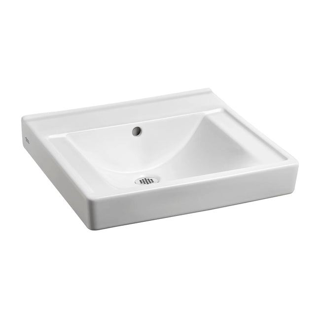 American Standard Decorum Wall-Hung EverClean Sink, No Faucet Holes 9024000EC.020 - Plumbing Market