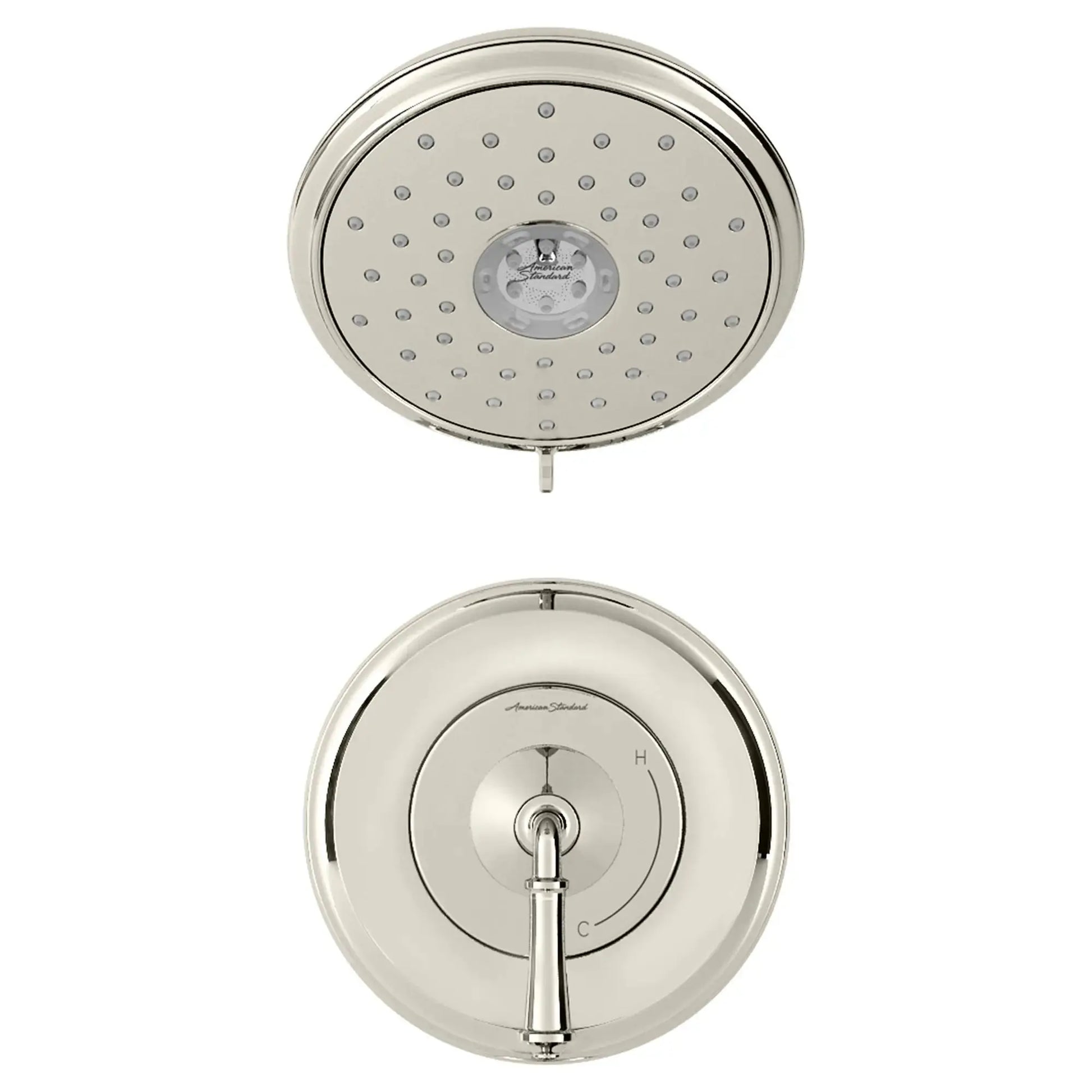American Standard Delancey 1.8 gpm/6.8 L/min Shower Trim Kit With Water-Saving 4-Function Showerhead and Lever Handle TU052507.013 - Plumbing Market