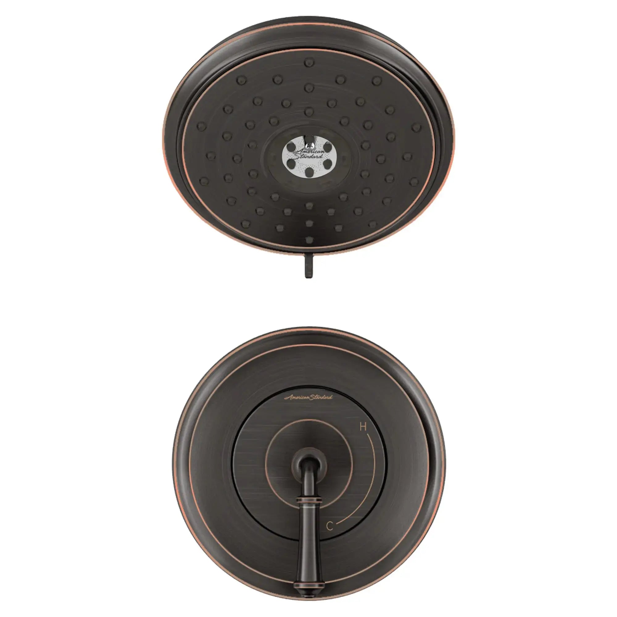American Standard Delancey 1.8 gpm/6.8 L/min Shower Trim Kit With Water-Saving 4-Function Showerhead and Lever Handle TU052507.278 - Plumbing Market