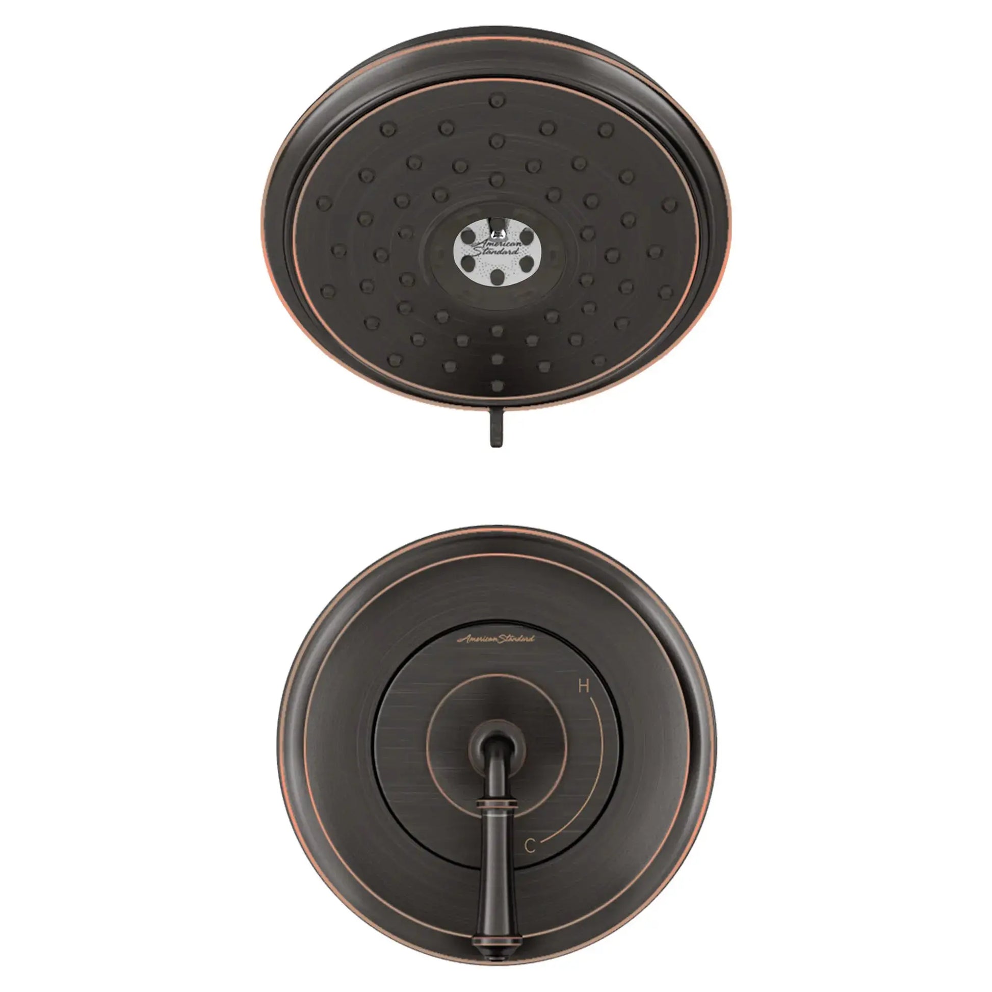 American Standard Delancey 1.8 gpm/6.8 L/min Shower Trim Kit With Water-Saving 4-Function Showerhead and Lever Handle TU052507.278 - Plumbing Market