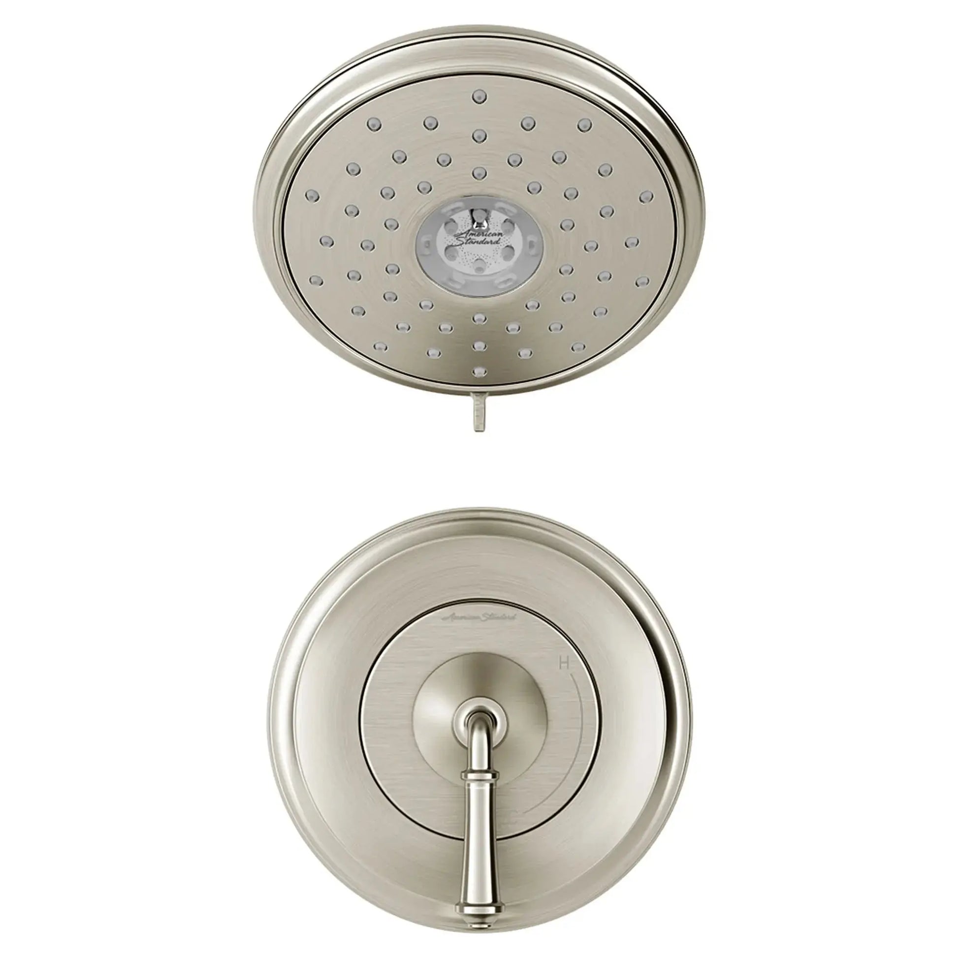 American Standard Delancey 1.8 gpm/6.8 L/min Shower Trim Kit With Water-Saving 4-Function Showerhead and Lever Handle TU052507.295 - Plumbing Market