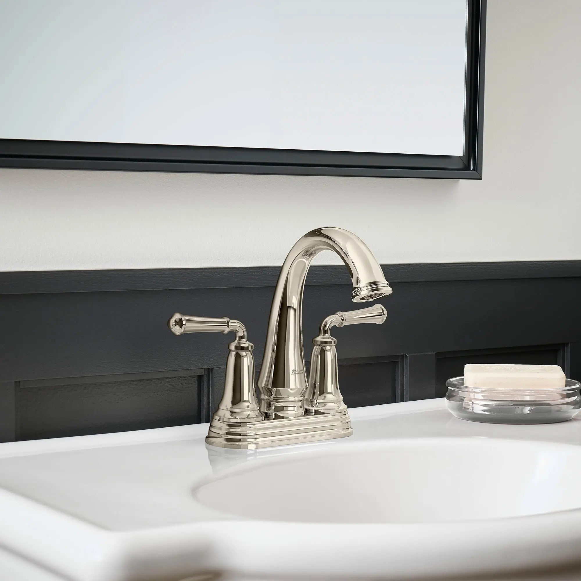American Standard Delancey 4-Inch Centerset 2-Handle Bathroom Faucet 1.2gpm/4.5 L/min With Lever Handles 7052207.013 - Plumbing Market