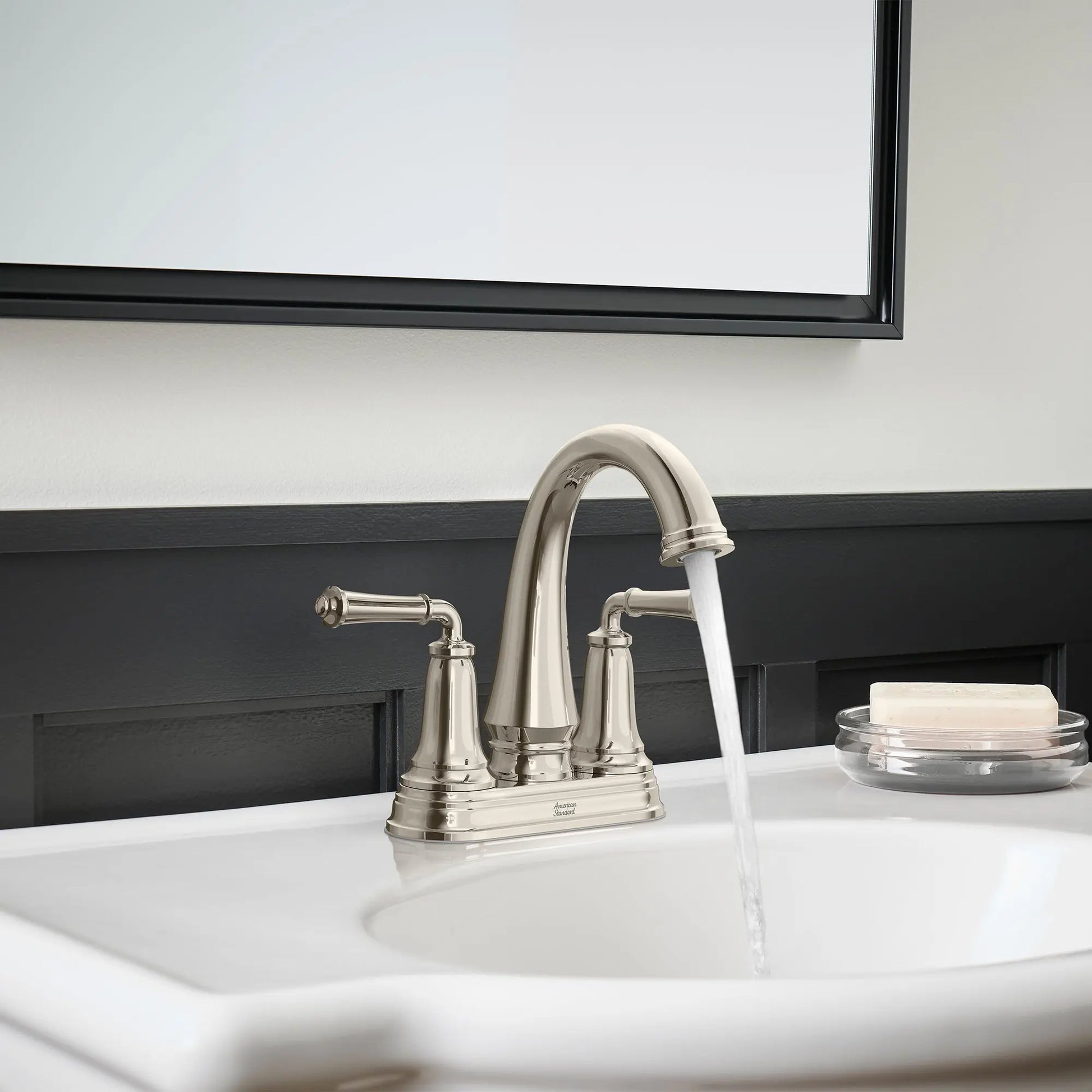 American Standard Delancey 4-Inch Centerset 2-Handle Bathroom Faucet 1.2gpm/4.5 L/min With Lever Handles 7052207.013 - Plumbing Market