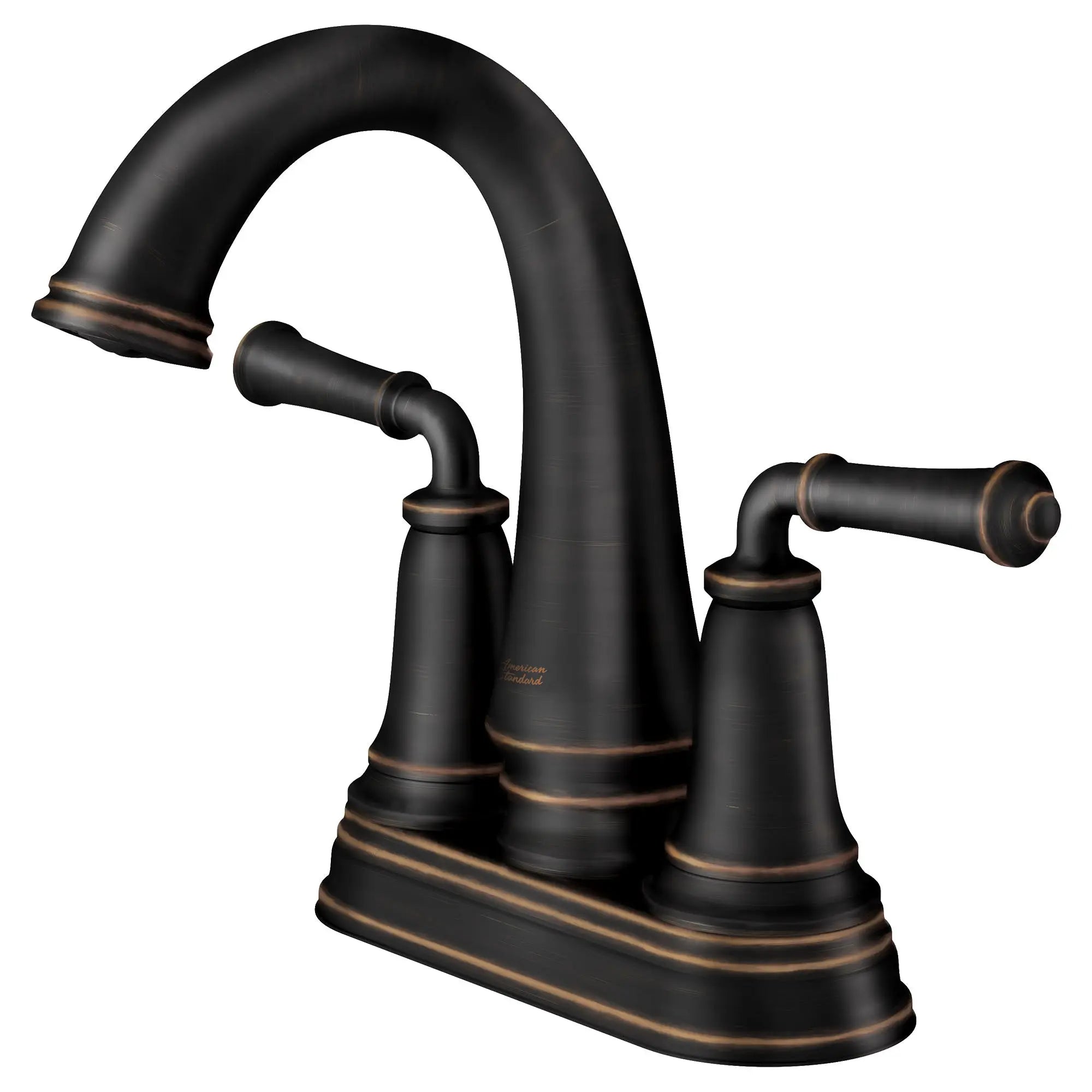 American Standard Delancey 4-Inch Centerset 2-Handle Bathroom Faucet 1.2gpm/4.5 L/min With Lever Handles 7052207.278 - Plumbing Market
