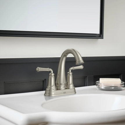 American Standard Delancey 4-Inch Centerset 2-Handle Bathroom Faucet 1.2gpm/4.5 L/min With Lever Handles 7052207.295 - Plumbing Market