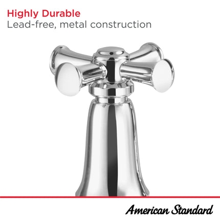 American Standard Delancey 8-Inch Widespread 2-Handle Bathroom Faucet 1.2 gpm/4.5 L/min With Cross Handles 7052827.013 - Plumbing Market