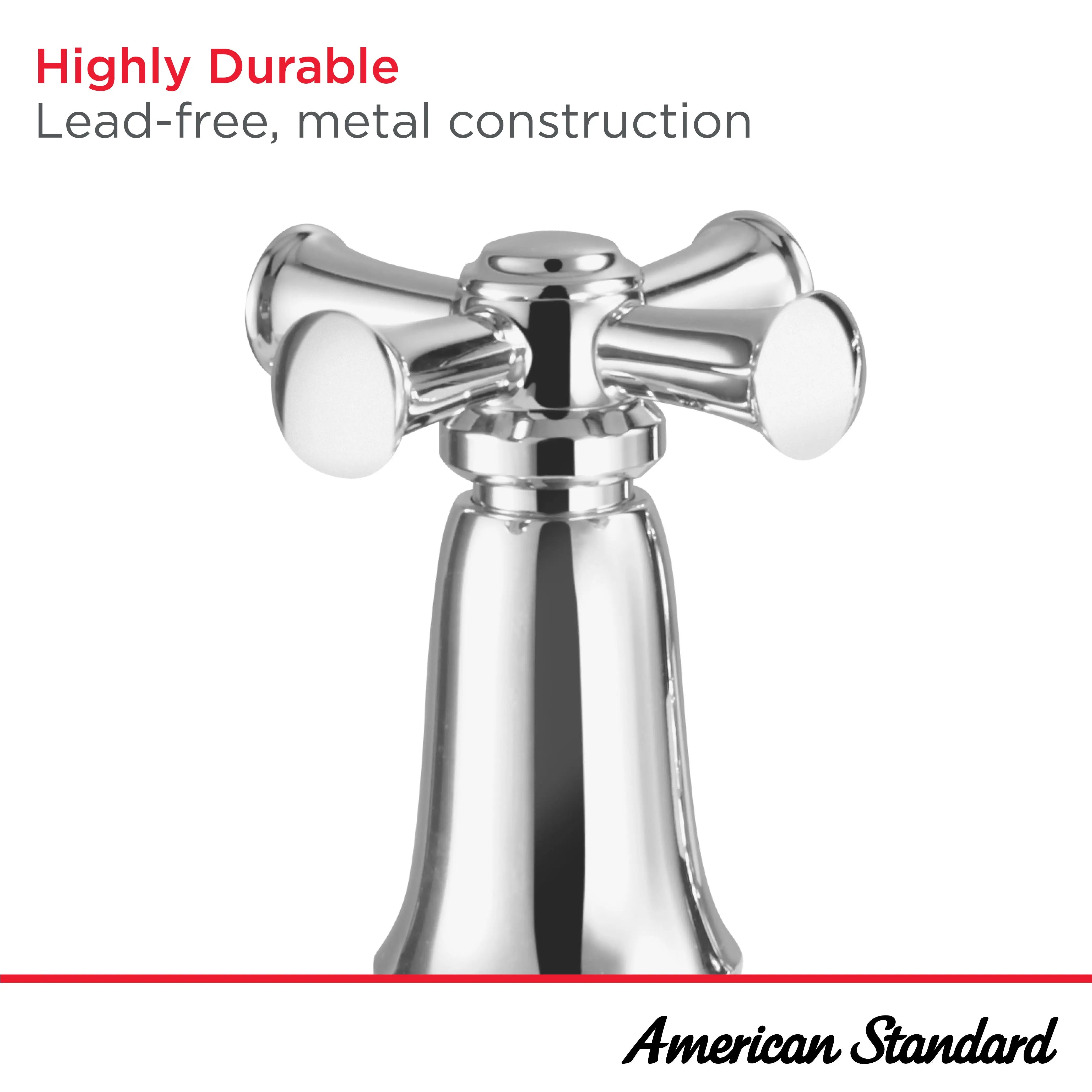 American Standard Delancey 8-Inch Widespread 2-Handle Bathroom Faucet 1.2 gpm/4.5 L/min With Cross Handles 7052827.013 - Plumbing Market