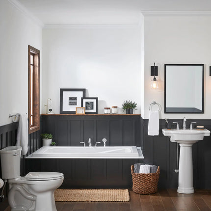 American Standard Delancey Bathtub Faucet With  Lever Handles and Personal Shower for Flash Rough-In Valve T052901.002 - Plumbing Market