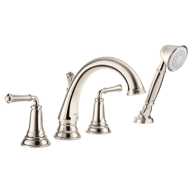 American Standard Delancey Bathtub Faucet With  Lever Handles and Personal Shower for Flash Rough-In Valve T052901.013 - Plumbing Market