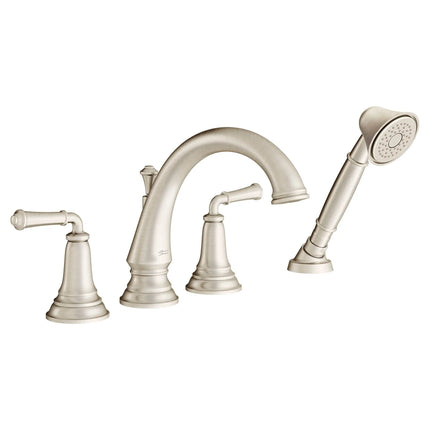 American Standard Delancey Bathtub Faucet With  Lever Handles and Personal Shower for Flash Rough-In Valve T052901.295 - Plumbing Market