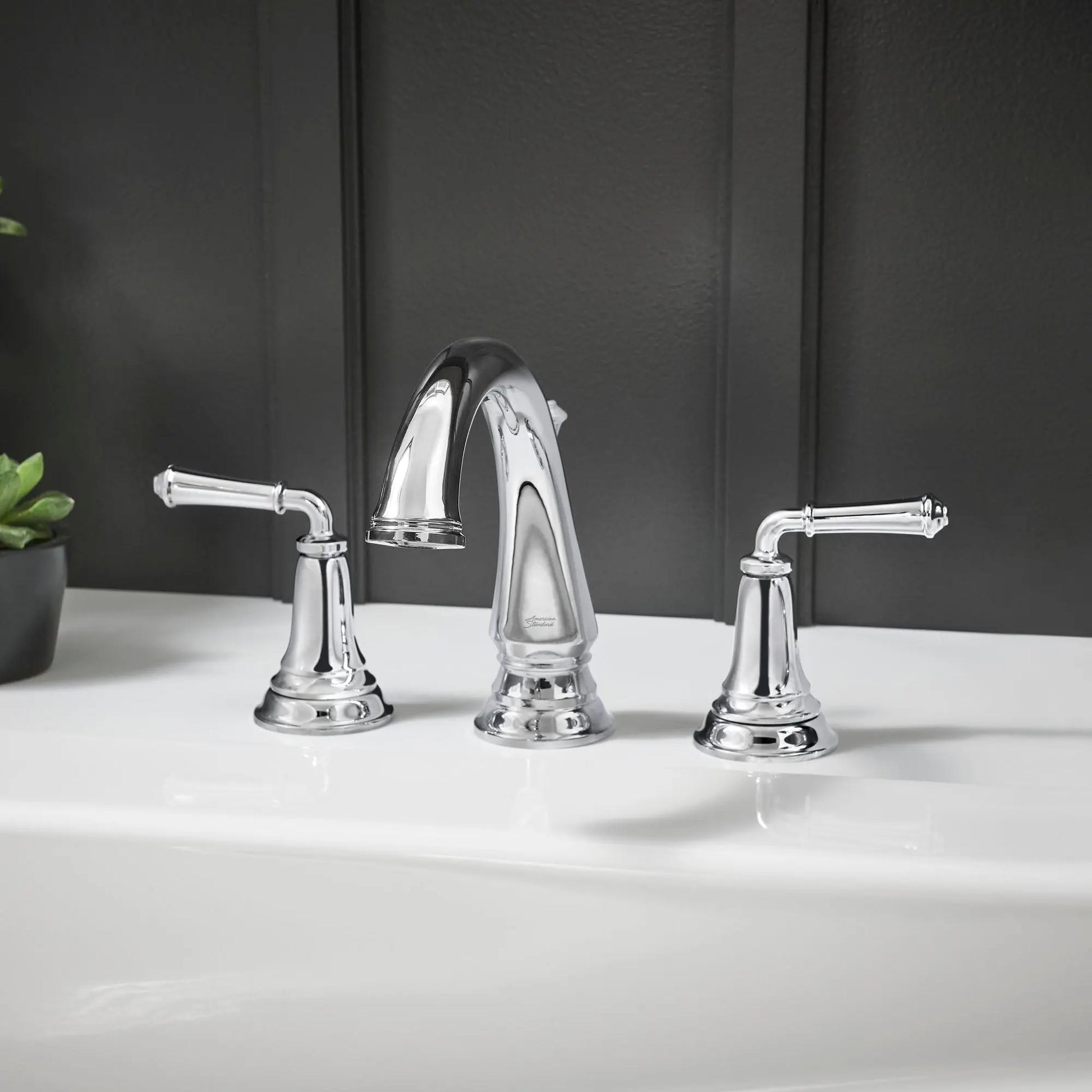 American Standard Delancey Bathtub Faucet With Lever Handles for Flash Rough-In Valve T052900.002 - Plumbing Market