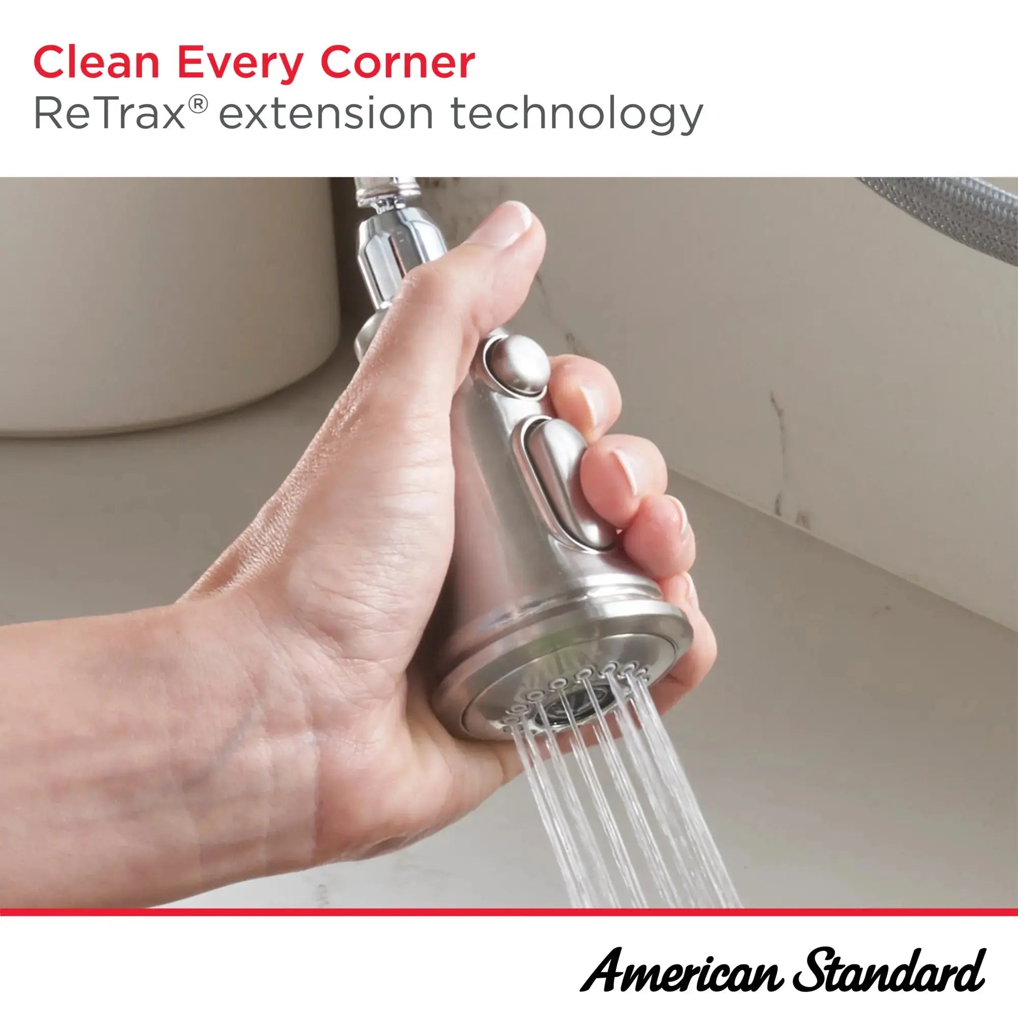 American Standard Delancey Single-Handle Pull-Down Dual Spray Function Kitchen Faucet 1.5 gpm/5.7 L/min - Plumbing Market