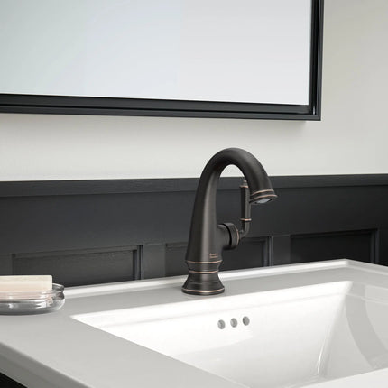 American Standard Delancey Single Hole Single-Handle Bathroom Faucet 1.2 gpm/4.5 L/min With Lever Handle 7052121.278 - Plumbing Market