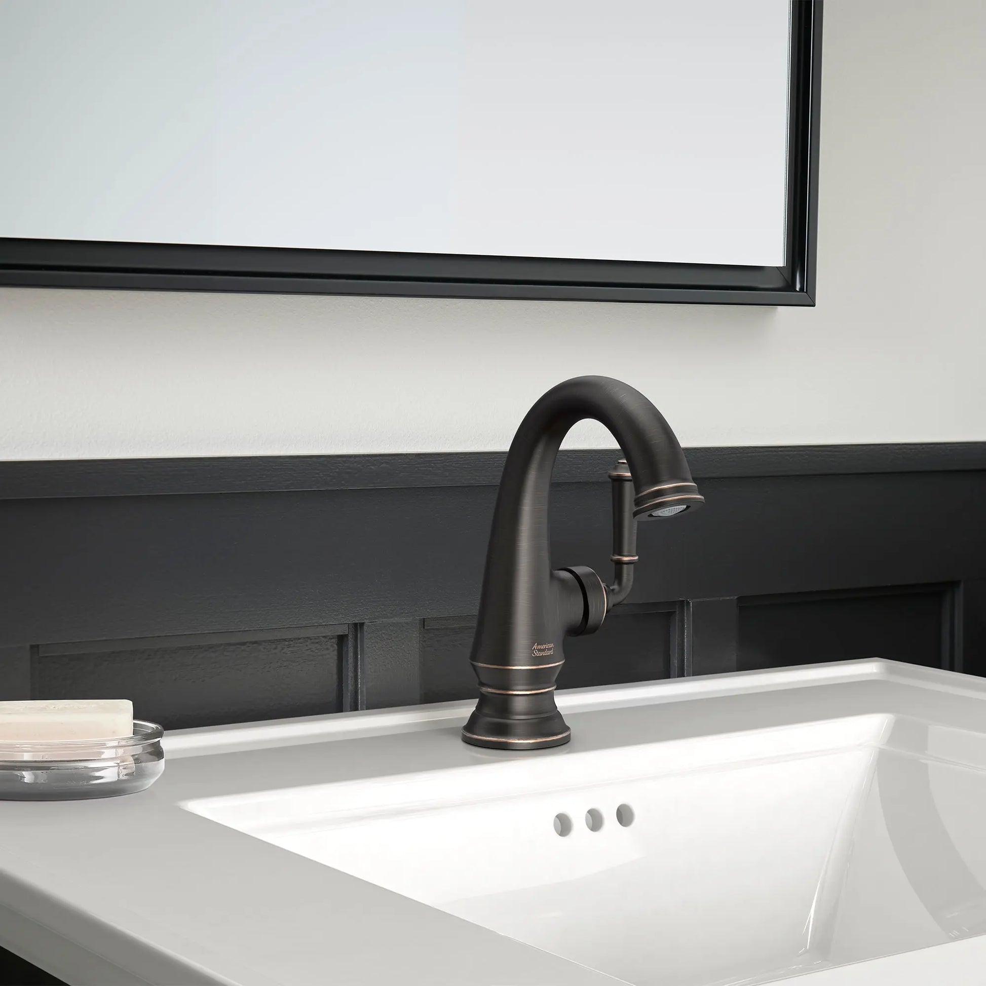 American Standard Delancey Single Hole Single-Handle Bathroom Faucet 1.2 gpm/4.5 L/min With Lever Handle 7052121.278 - Plumbing Market