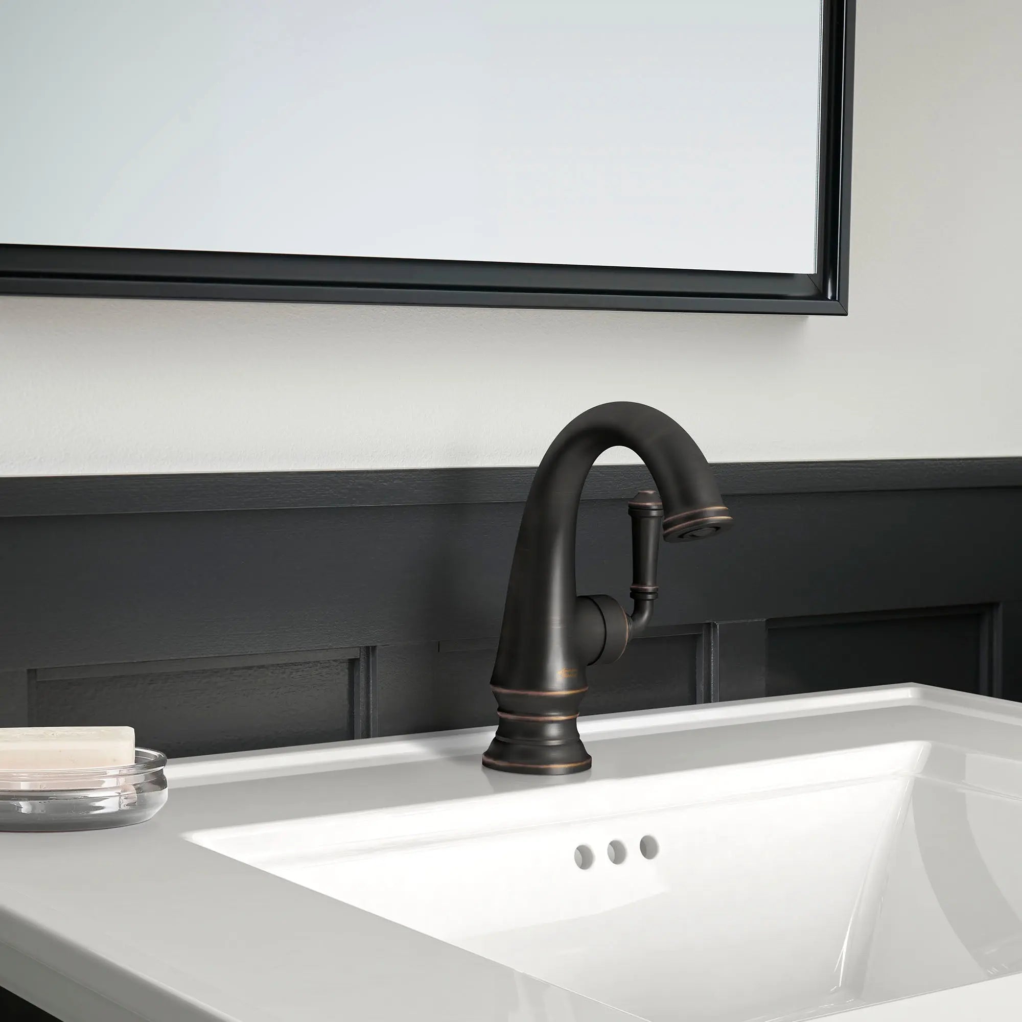 American Standard Delancey Single Hole Single-Handle Bathroom Faucet 1.2 gpm/4.5 L/min With Lever Handle 7052121.278 - Plumbing Market