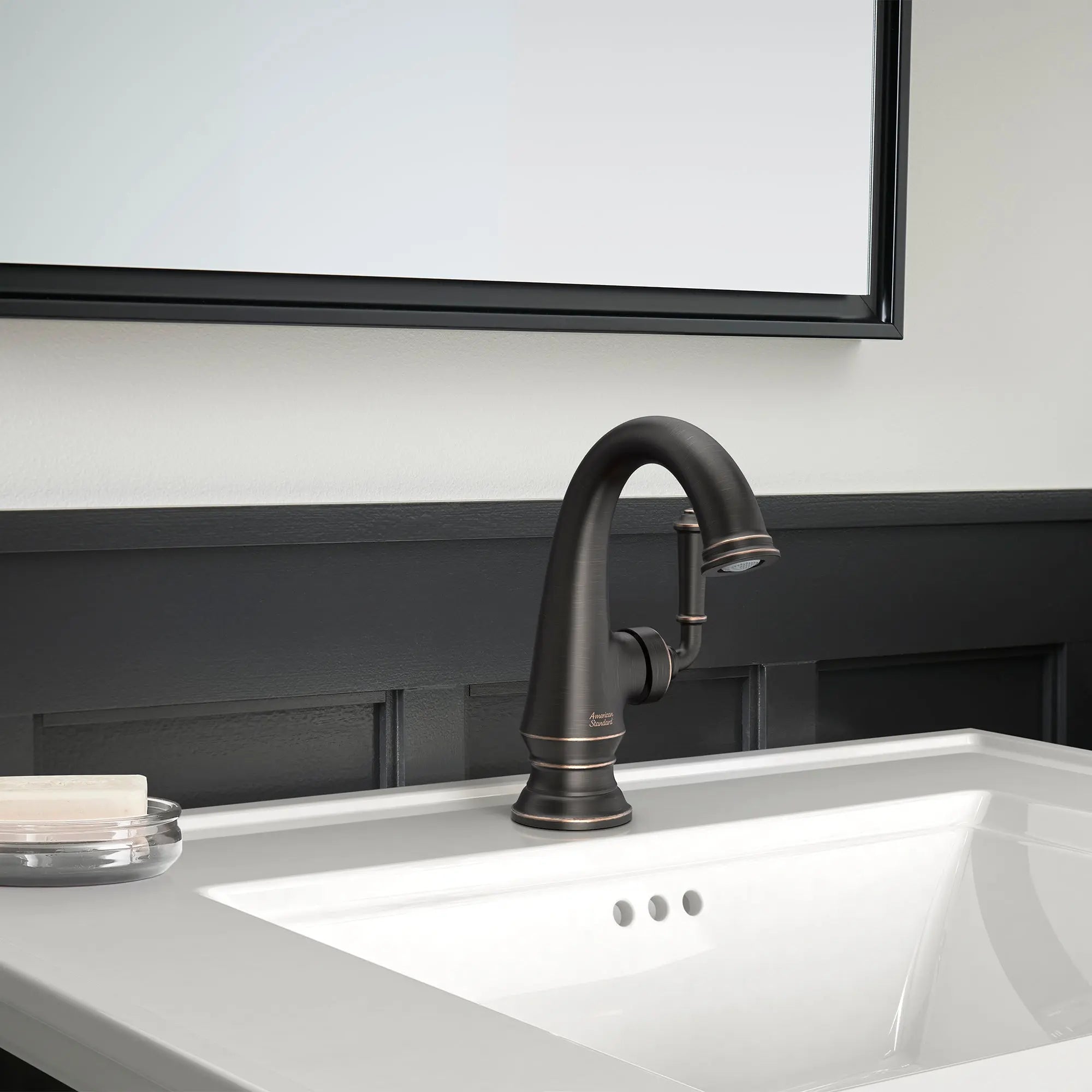 American Standard Delancey Single Hole Single-Handle Bathroom Faucet 1.2 gpm/4.5 L/min With Lever Handle 7052121.278 - Plumbing Market