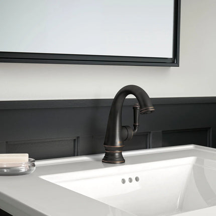 American Standard Delancey Single Hole Single-Handle Bathroom Faucet 1.2 gpm/4.5 L/min With Lever Handle 7052121.278 - Plumbing Market