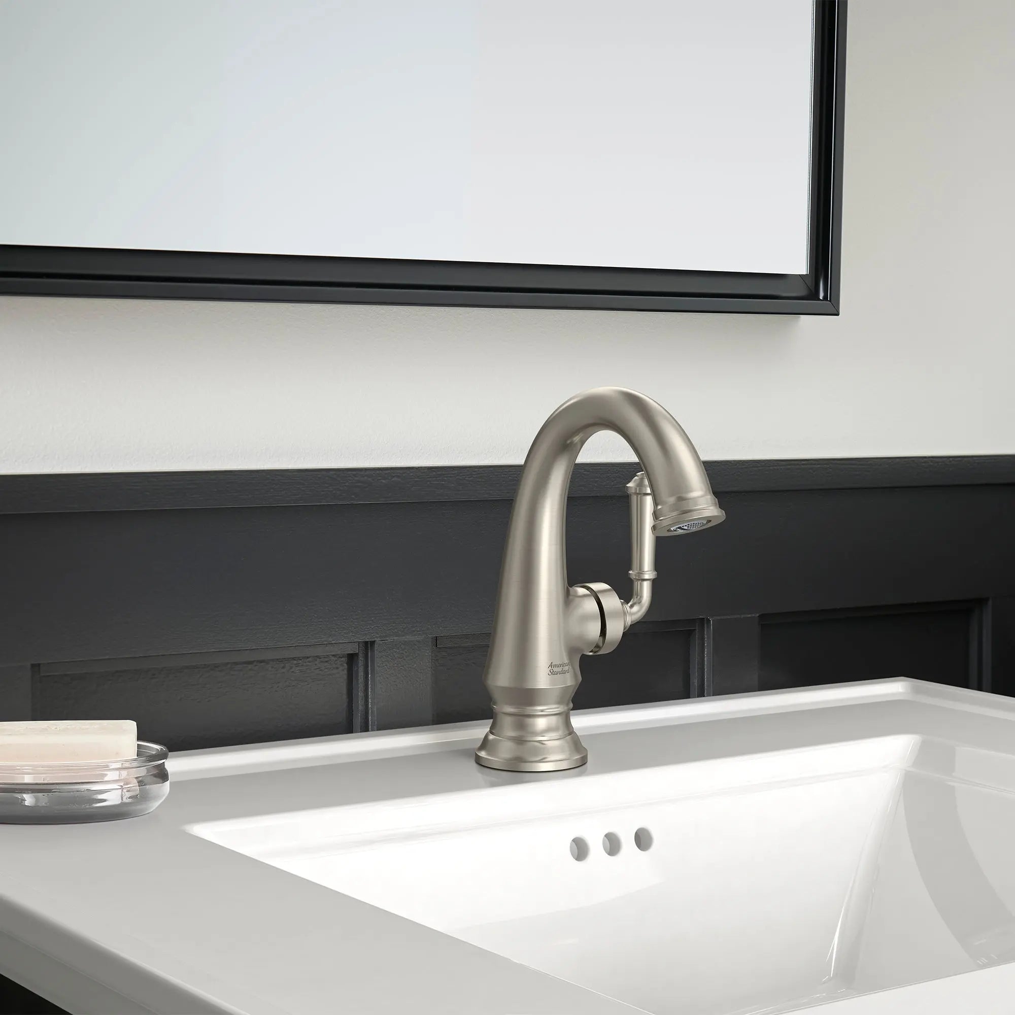 American Standard Delancey Single Hole Single-Handle Bathroom Faucet 1.2 gpm/4.5 L/min With Lever Handle 7052121.295 - Plumbing Market